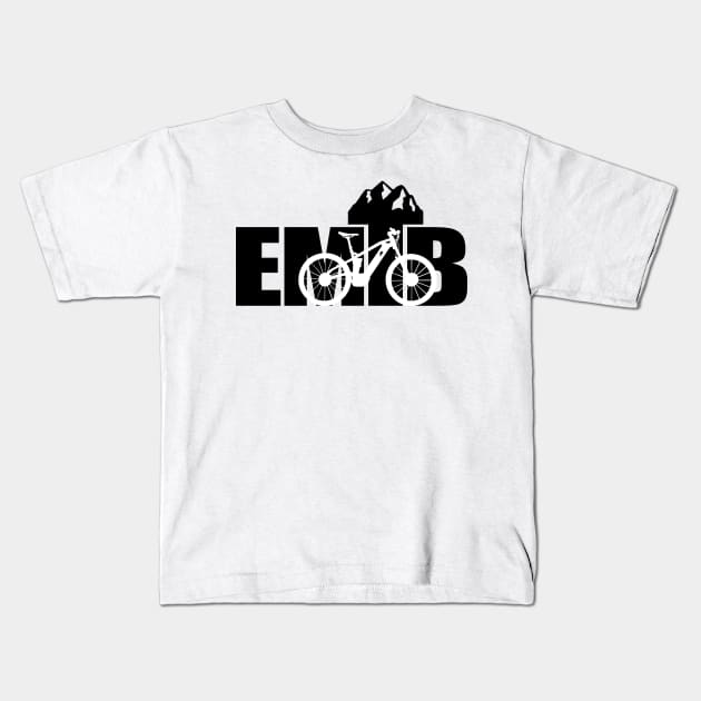 Downhill Biking Mountainbike EMTB E-MTB Gift Bike Kids T-Shirt by Kuehni